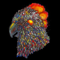 Leaf Cockatoo T-shirt - Adult Design