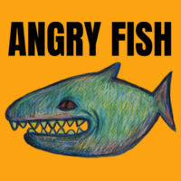 Angry Fish, Kids T-shirt Design