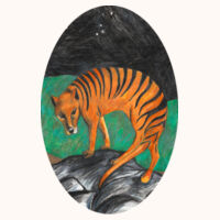 Tiger Oval, Tote Bag Design