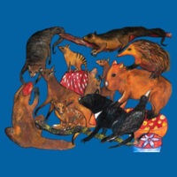 Animals get together-kids size 5-14 years Design