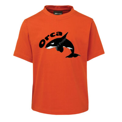 Orca (with text) T-shirt - Kids Thumbnail