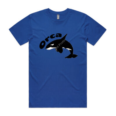 Orca (with text) T-shirt - Adult Thumbnail