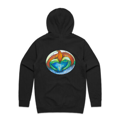 Hoodie - Mens, Eagle/Whale Thumbnail