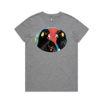 Black Cockatoos T-shirt - Adult Thumbnail