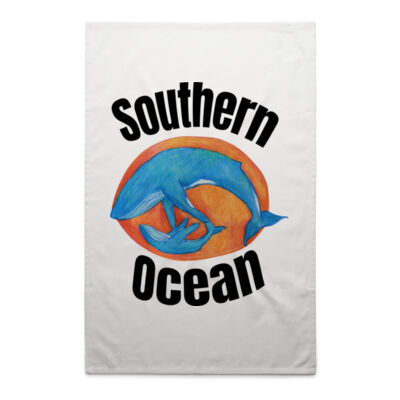 Whales Tea Towel Thumbnail