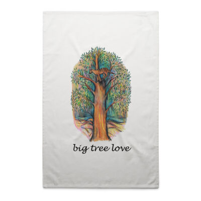 Big Tree Love Tea towel Thumbnail