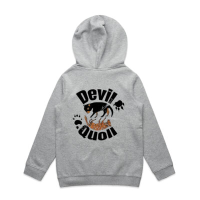 Kids Hoodie, Devil and Quoll Thumbnail