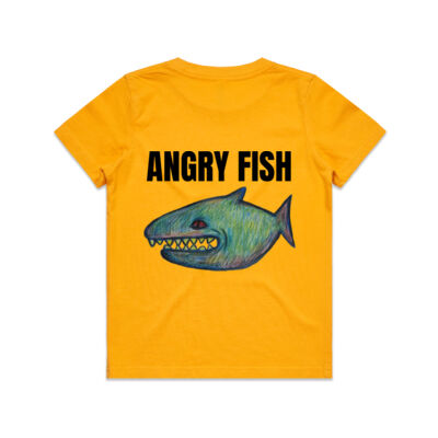 Angry Fish, Kids T-shirt Thumbnail