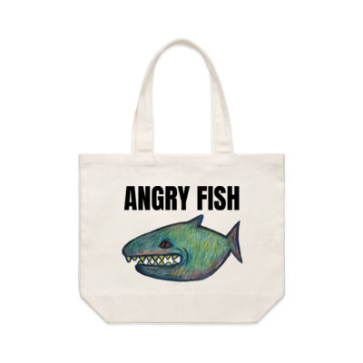 Angry Fish Tote Bag Thumbnail