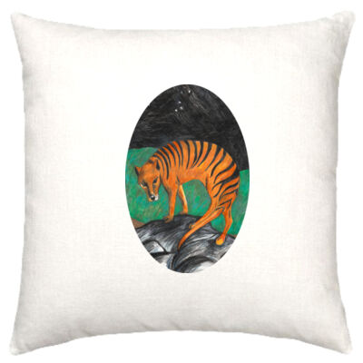 Tiger Oval, Cushion Cover Thumbnail