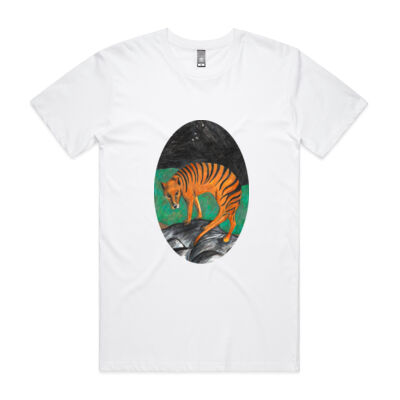 Tiger Oval, Adult T-shirt Thumbnail